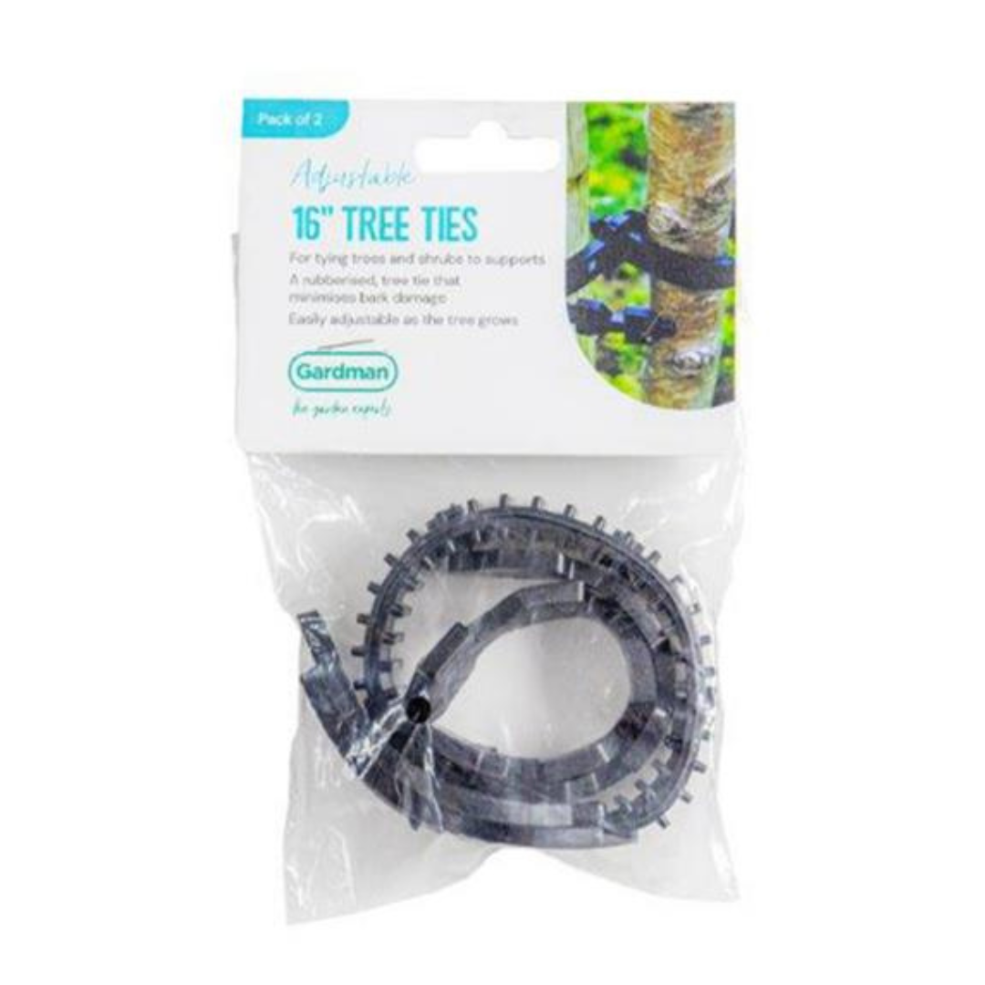 Gardman Rubberised 16" Tree Ties 2 Pack