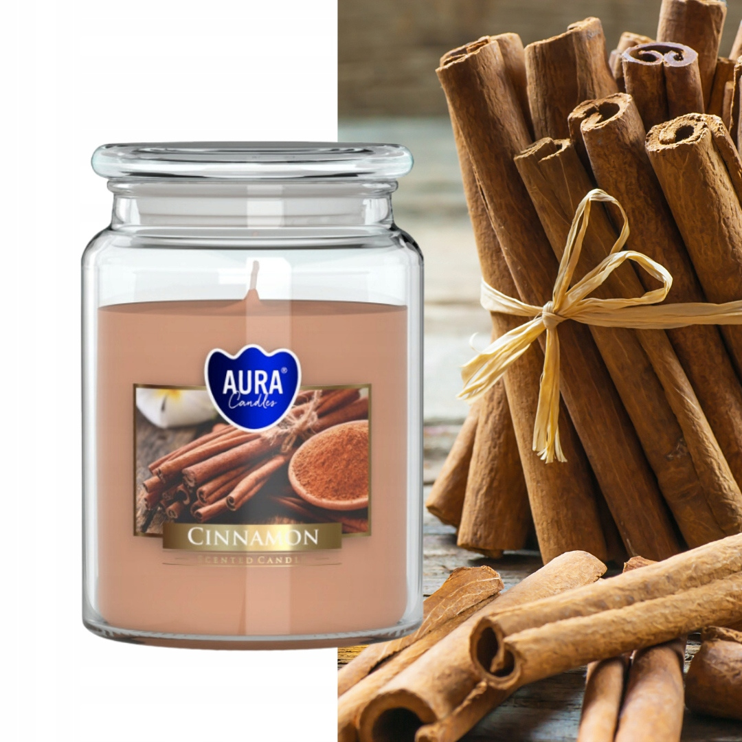 Aura Cinnamon Candle 500g