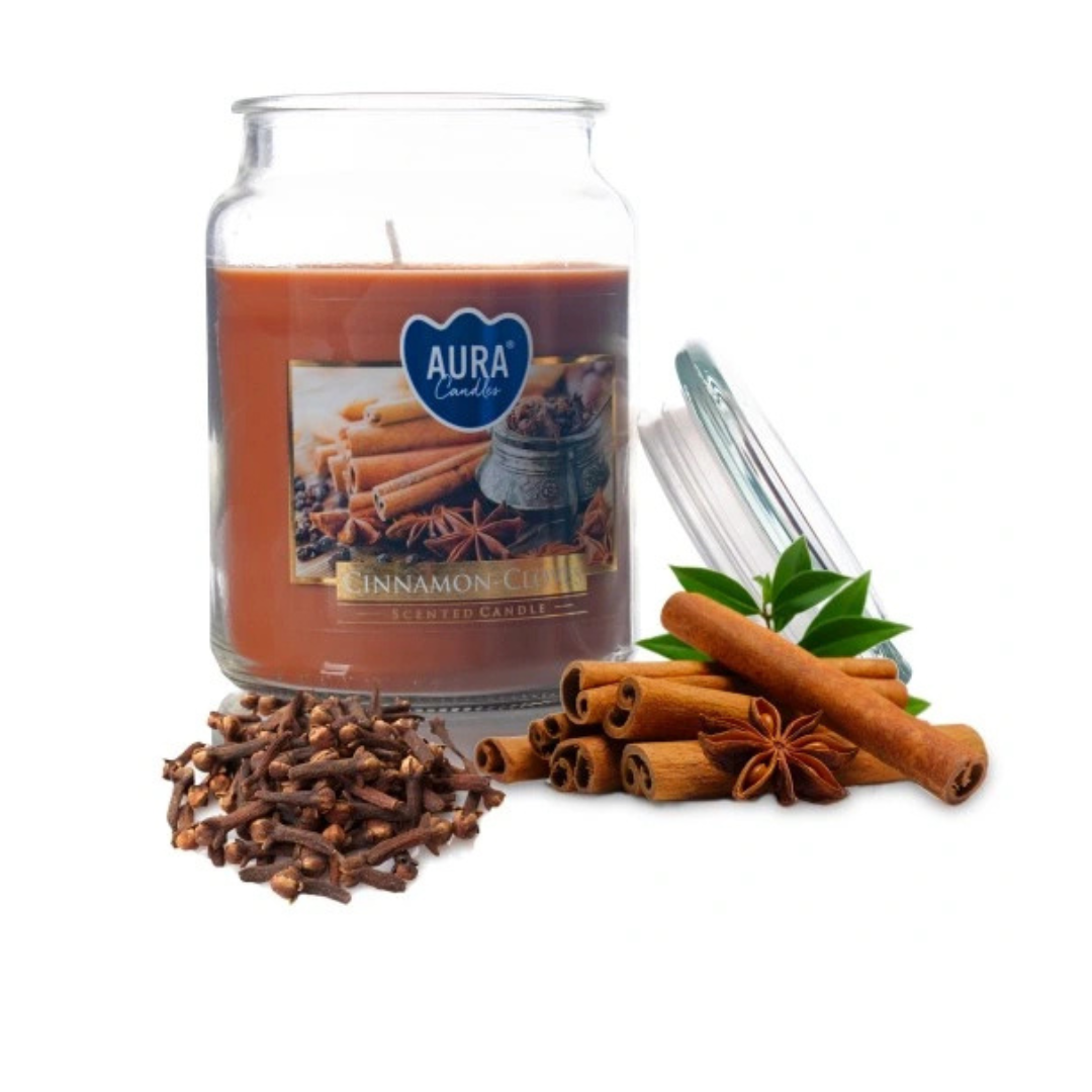 Aura Cinnamon Candle 500g