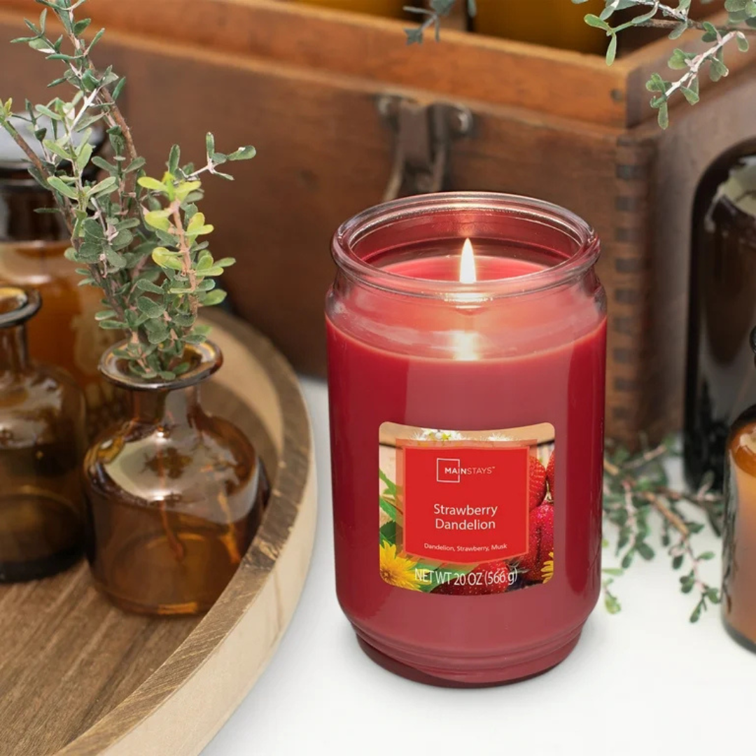 Strawberry Dandelion Candle - 20oz