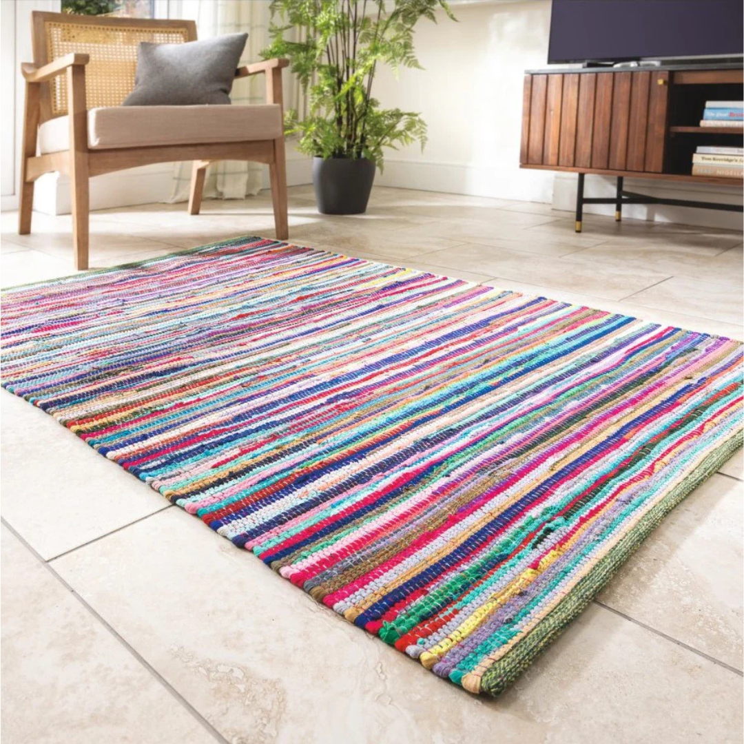 Multi Chindi Handloom Rag Rug