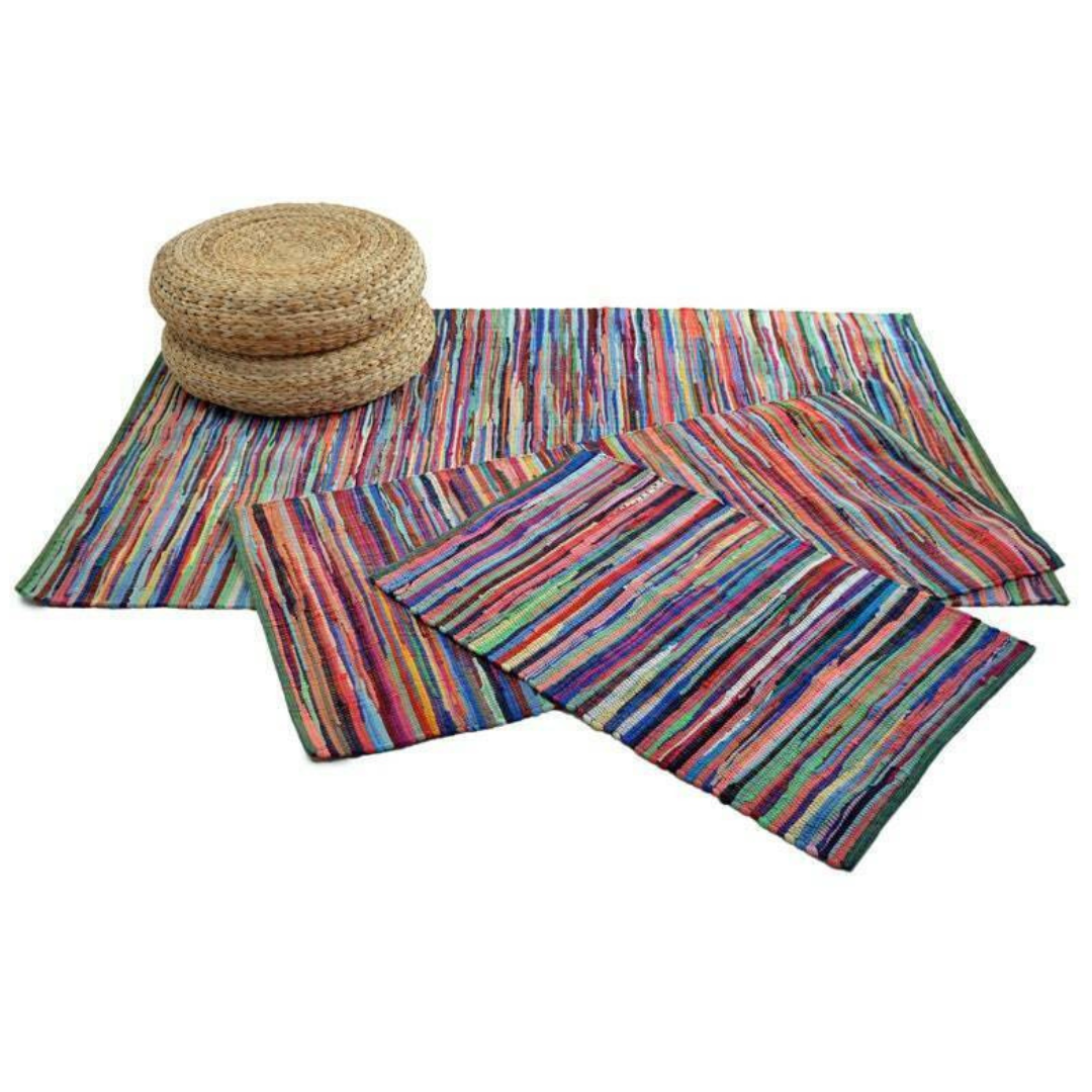 Multi Chindi Handloom Rag Rug