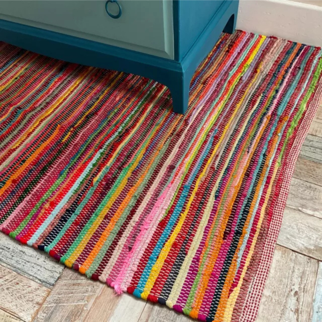 Multi Chindi Handloom Rag Rug