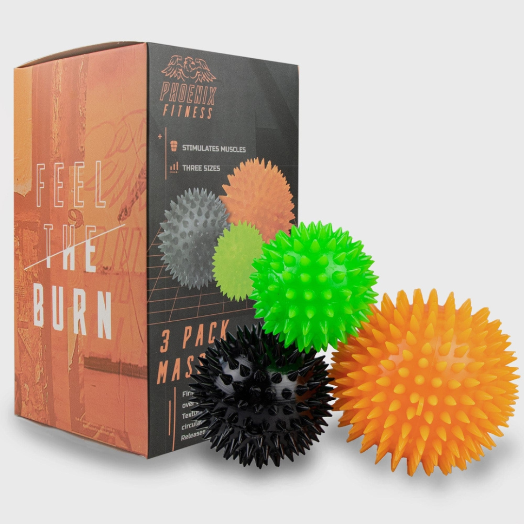 Phoenix fitness, 3 Spiky Massage Ball Set