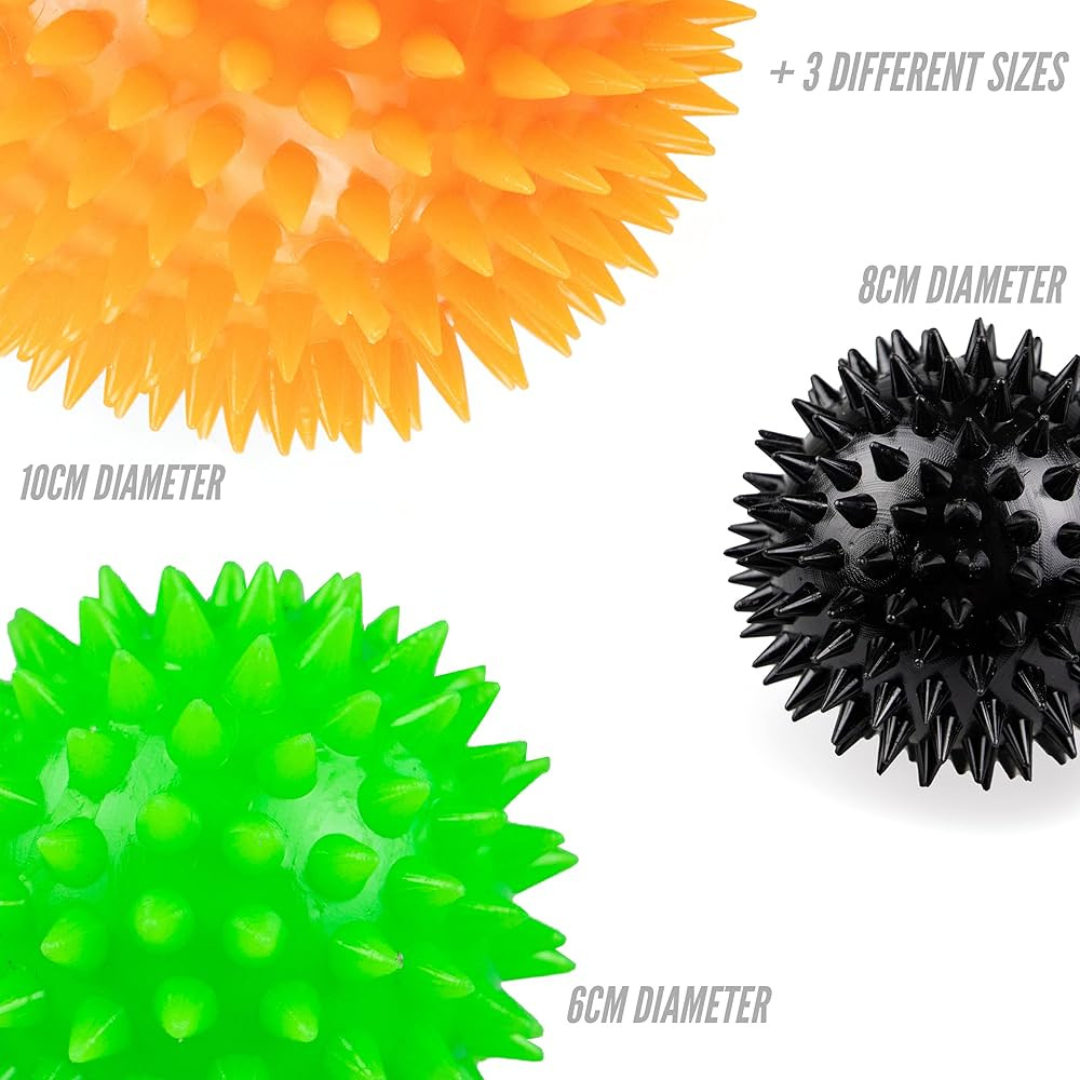 Phoenix fitness, 3 Spiky Massage Ball Set