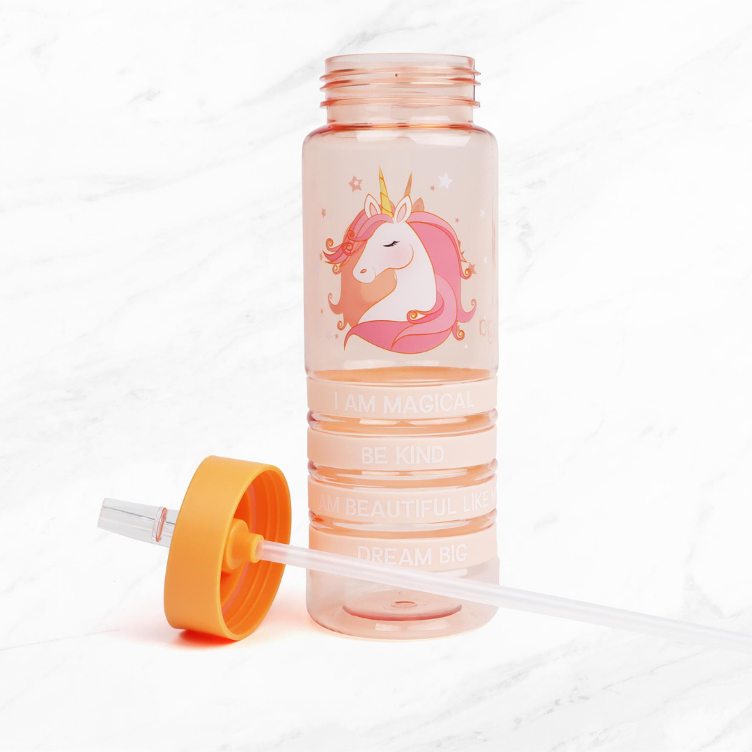 Myga Kids Wrist Band Bottle Orange w Unicorn