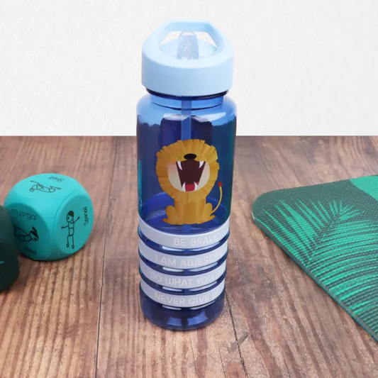 Myga Kids Wrist Band Bottle Blue w Lion