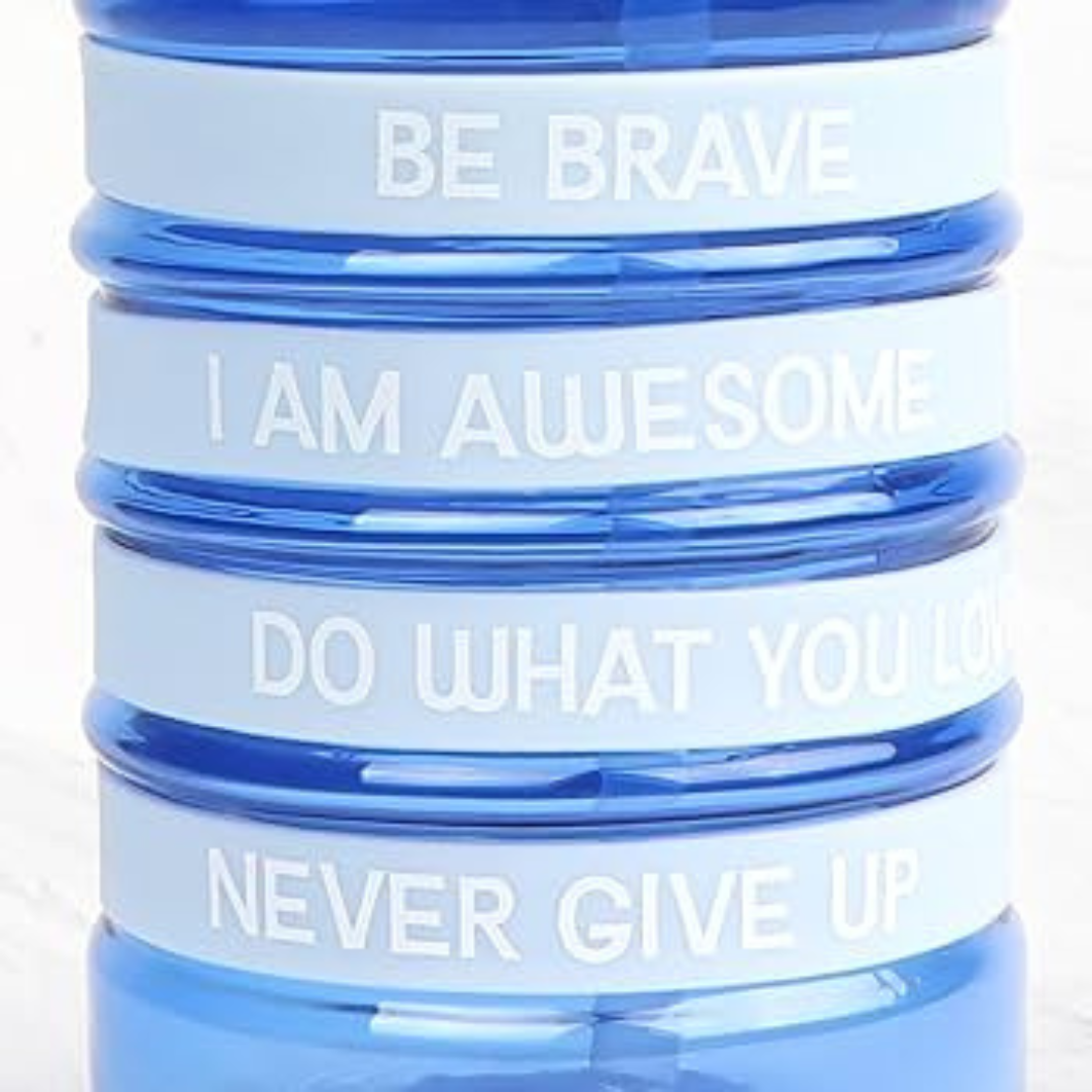 Myga Kids Wrist Band Bottle Blue w Lion