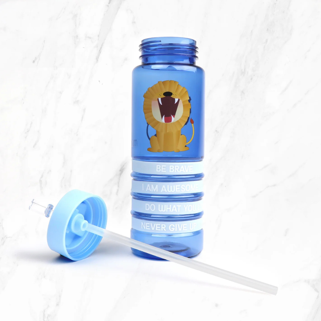 Myga Kids Wrist Band Bottle Blue w Lion