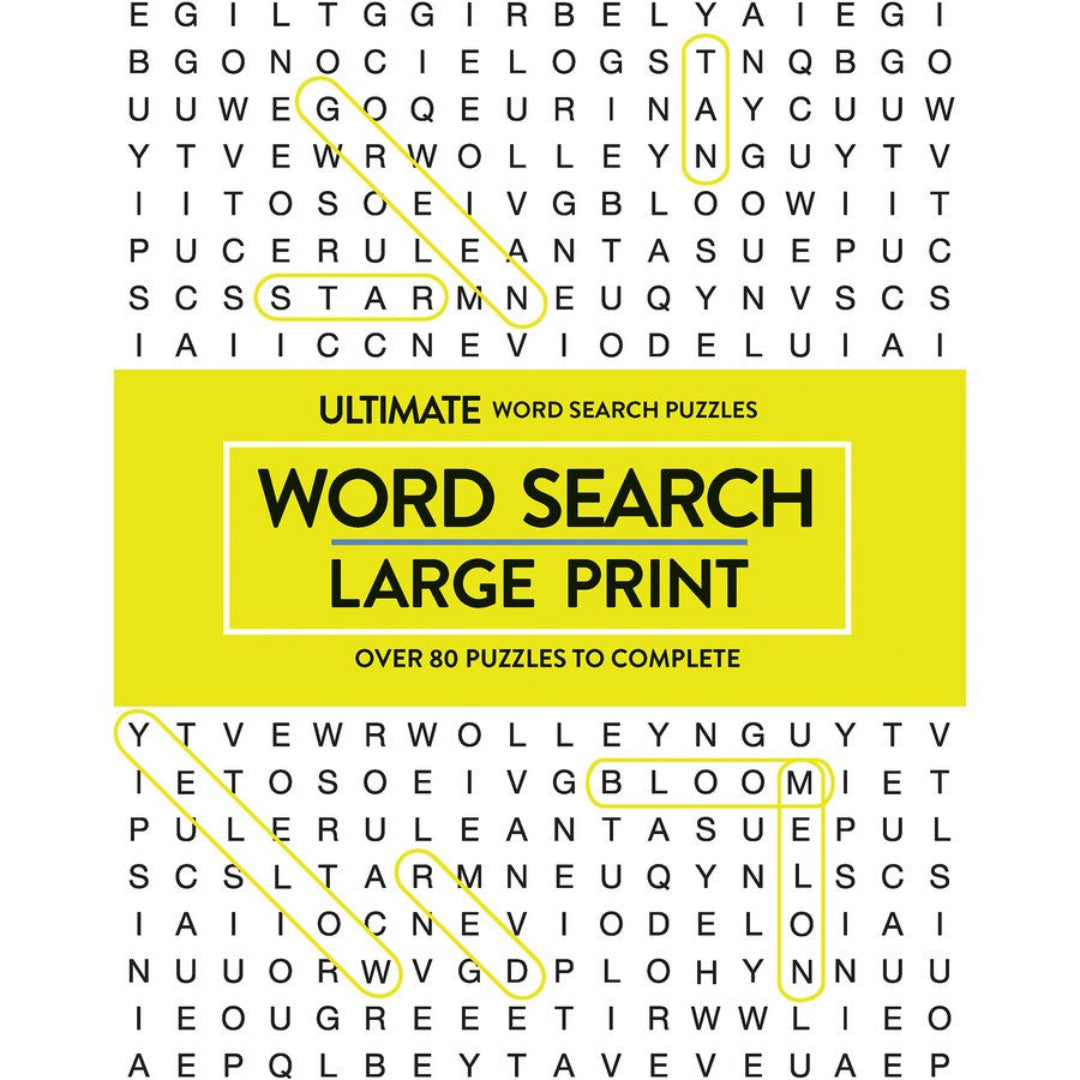 Large Print Word Search Puzzle Book