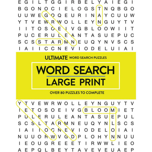 Large Print Word Search Puzzle Book