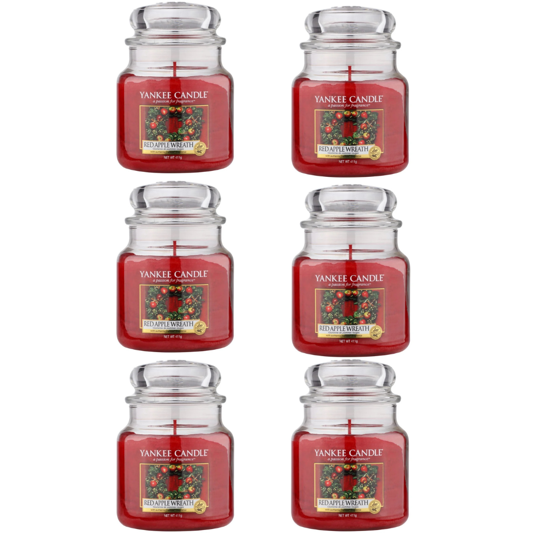 Yankee Original Scented Candles 6 Pack 411g