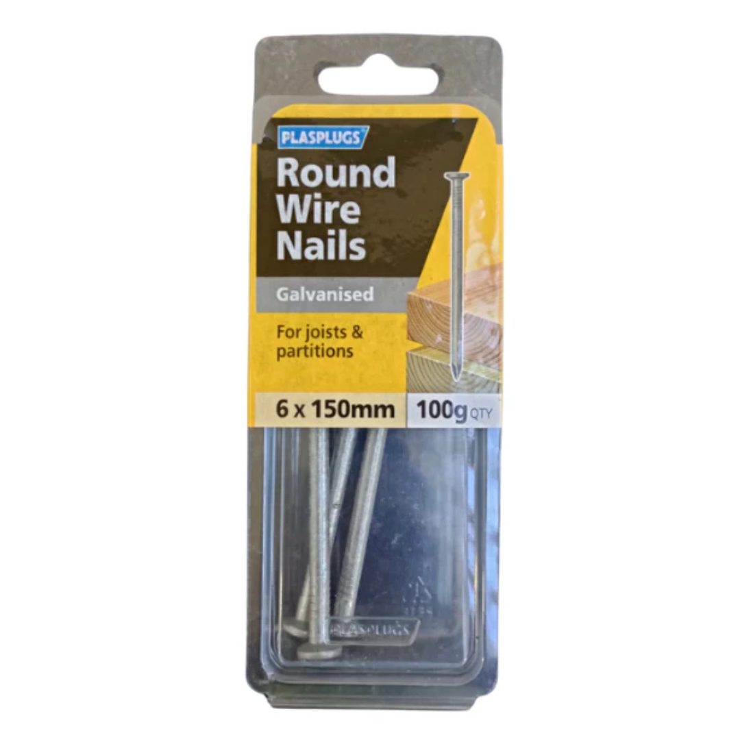 Round Wire Galvanised Nails