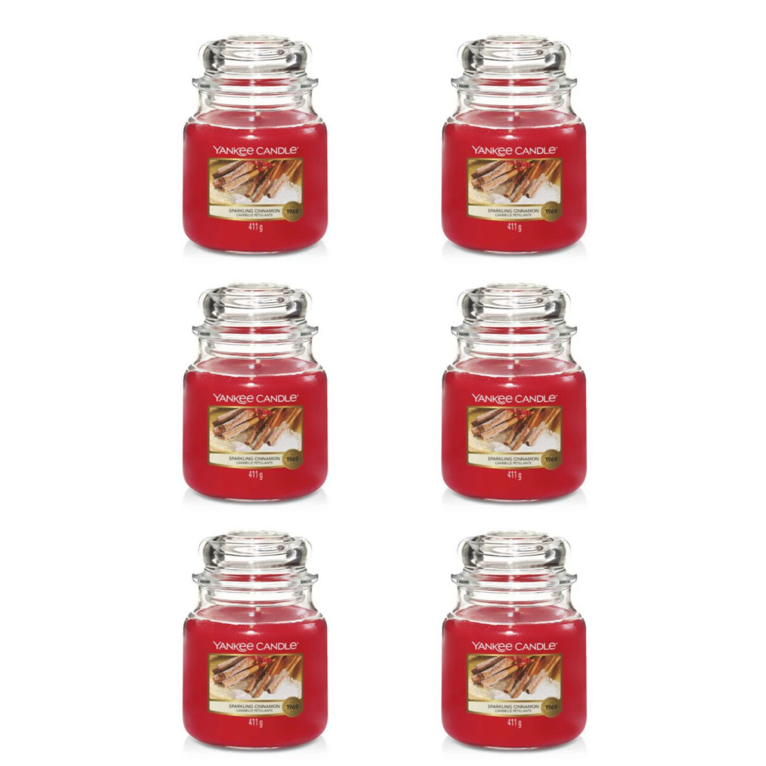 Yankee Original Scented Candles 6 Pack 411g