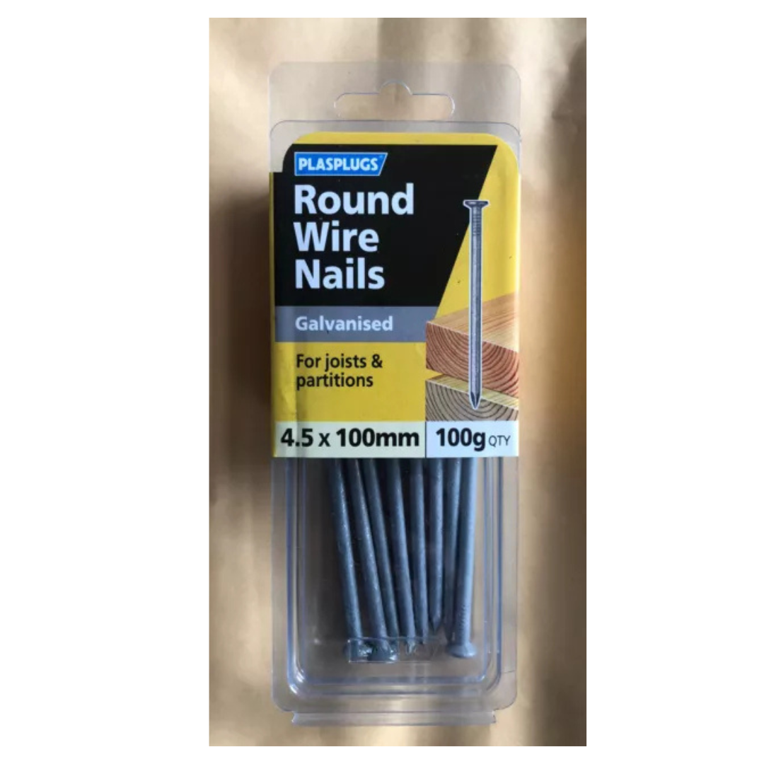 Round Wire Galvanised Nails