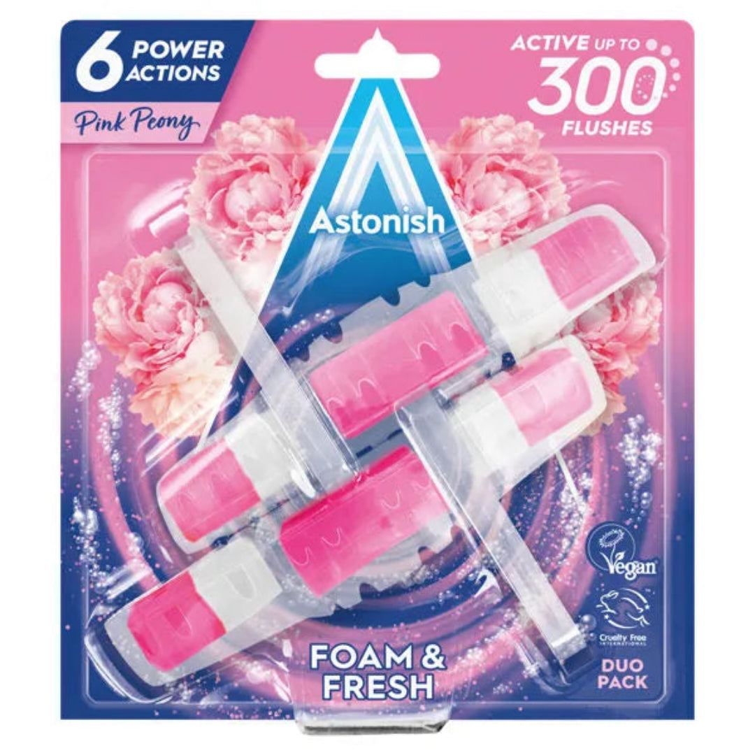 Astonish Foam & Fresh Pink Peony 2x40g