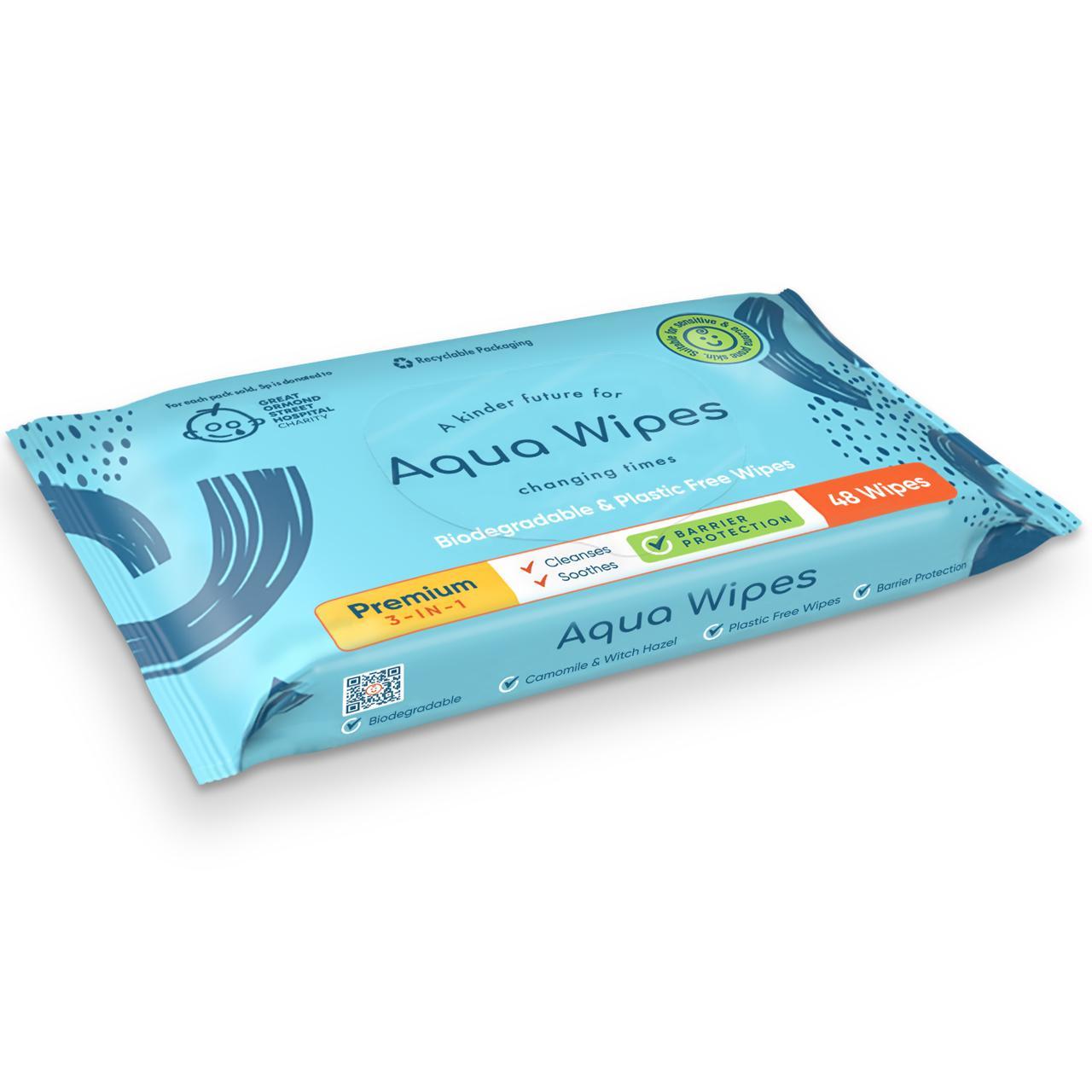 Aqua Baby Wipes 3 in 1