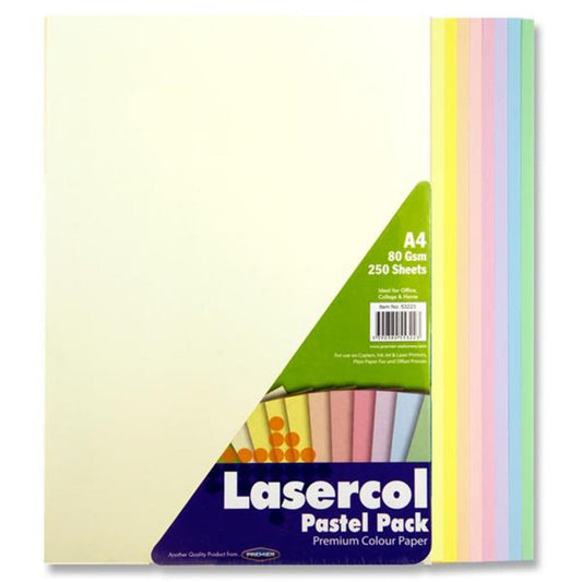 A4 250-Sheets of Pastel 80GSM Copier Paper