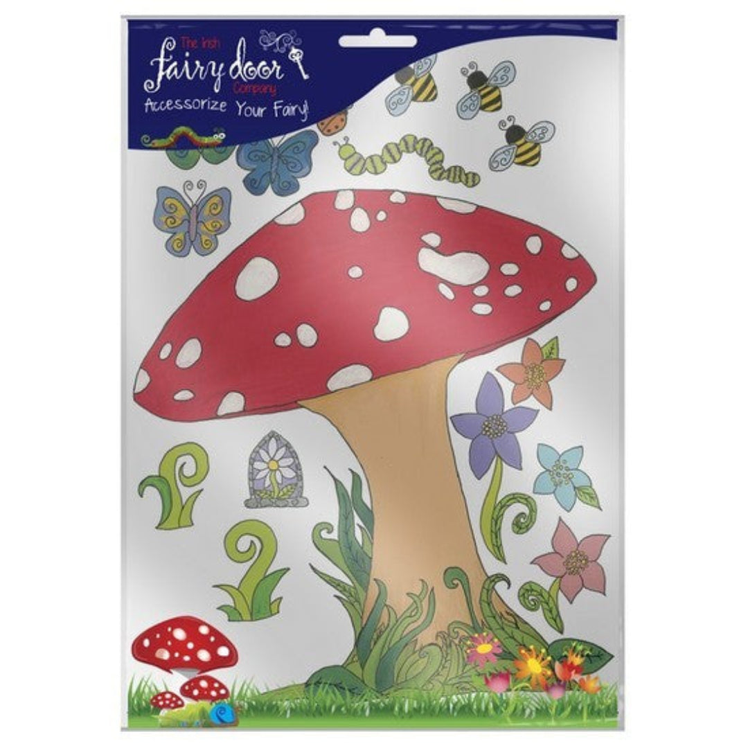 Irish Fairy Door Toadstool Wall Art