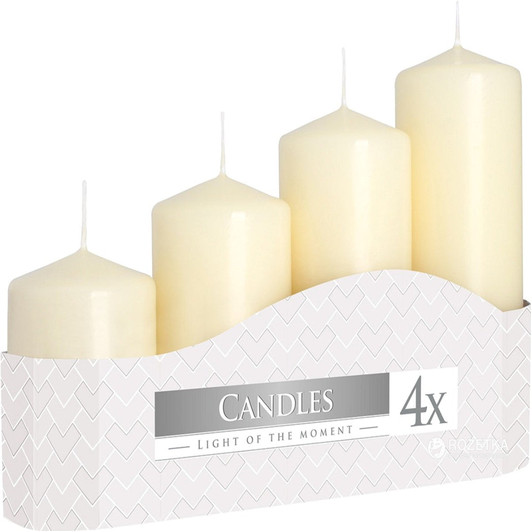 4-Pack Ivory Candles