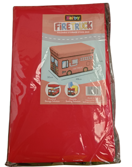 Bus Series Storage Stool Fire Truck