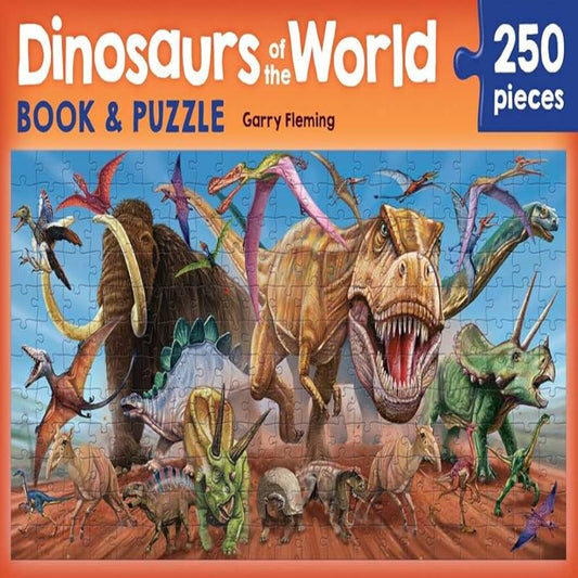 Dinosaurs of the World Book and Jigsaw 250 Pieces