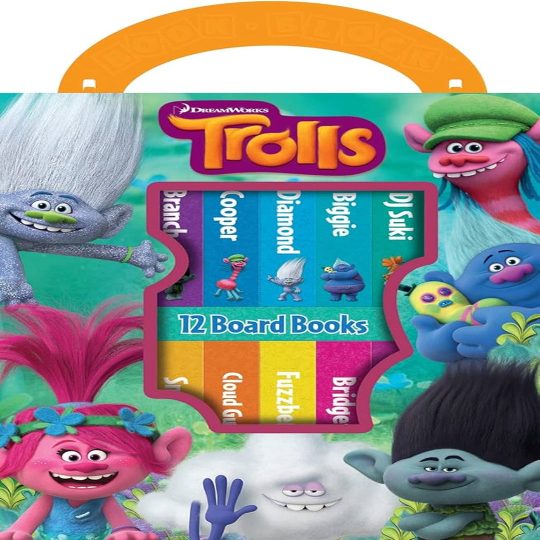 Trolls 12 Chunky Board Book Box Set