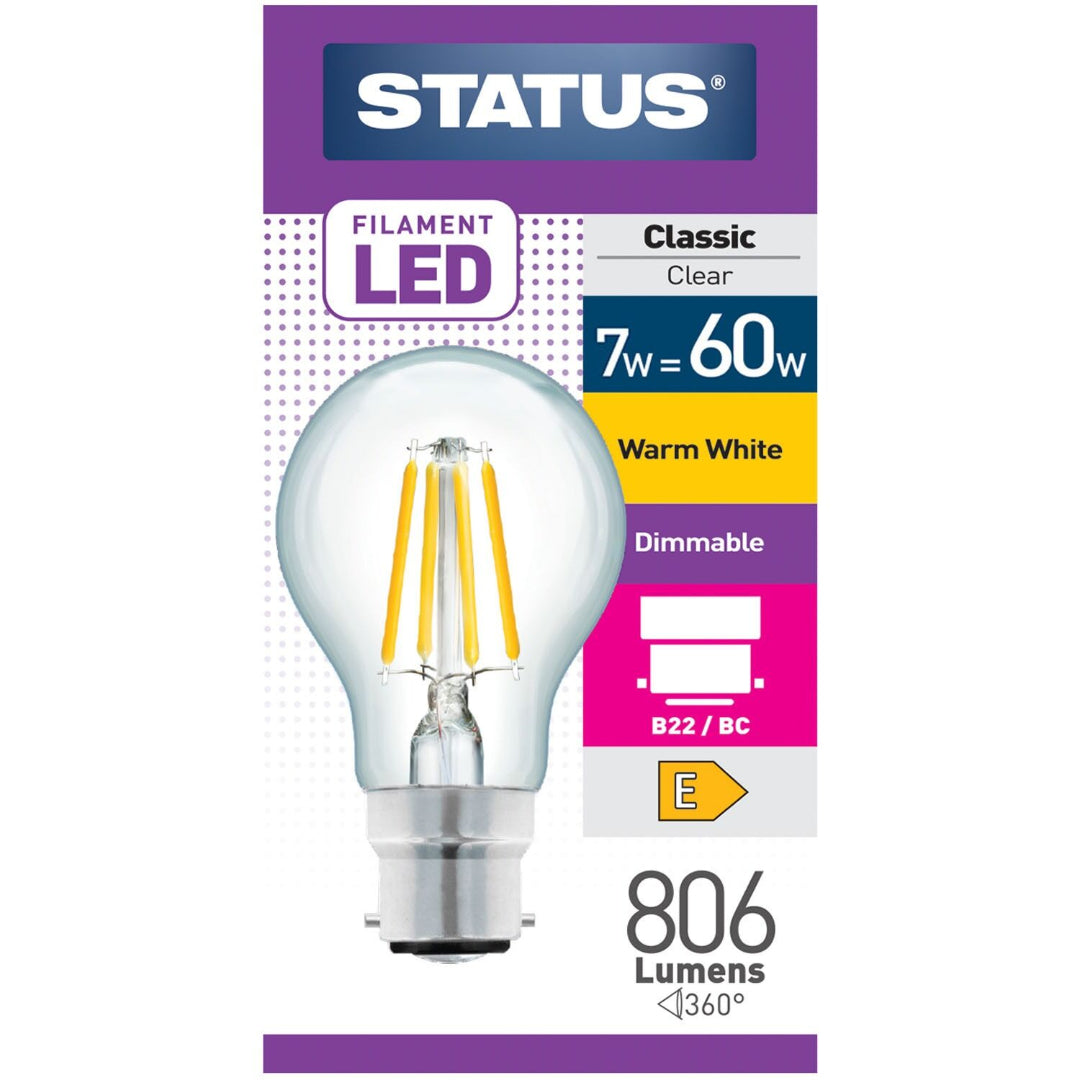 7W LED Bulb - Equivalent to 60W - 806