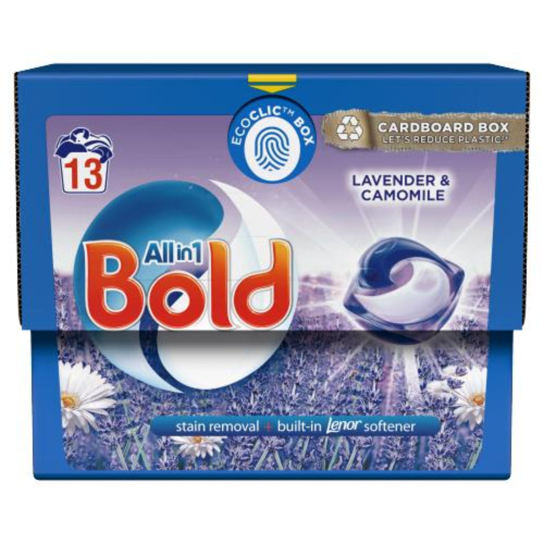 Bold All-in-1 Pods Lavendar & Camomile 13 Washes