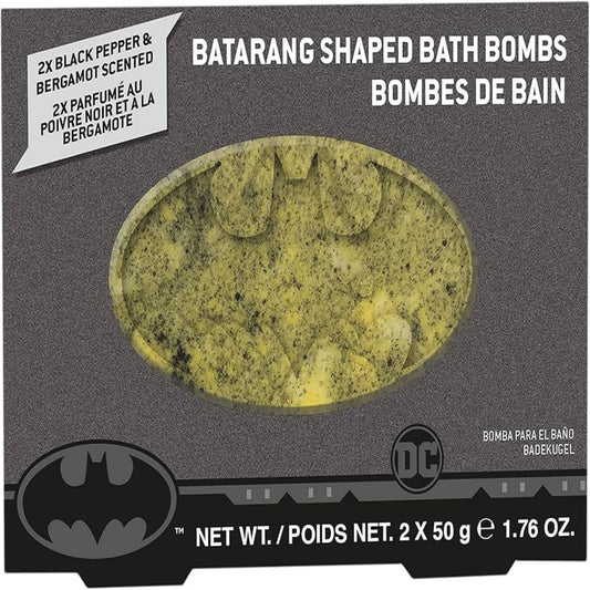 Batarang Shaped Bath Bomb