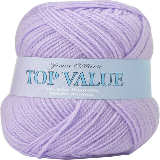 Top Value 100 Grams Double Knitting Yarn Lilac