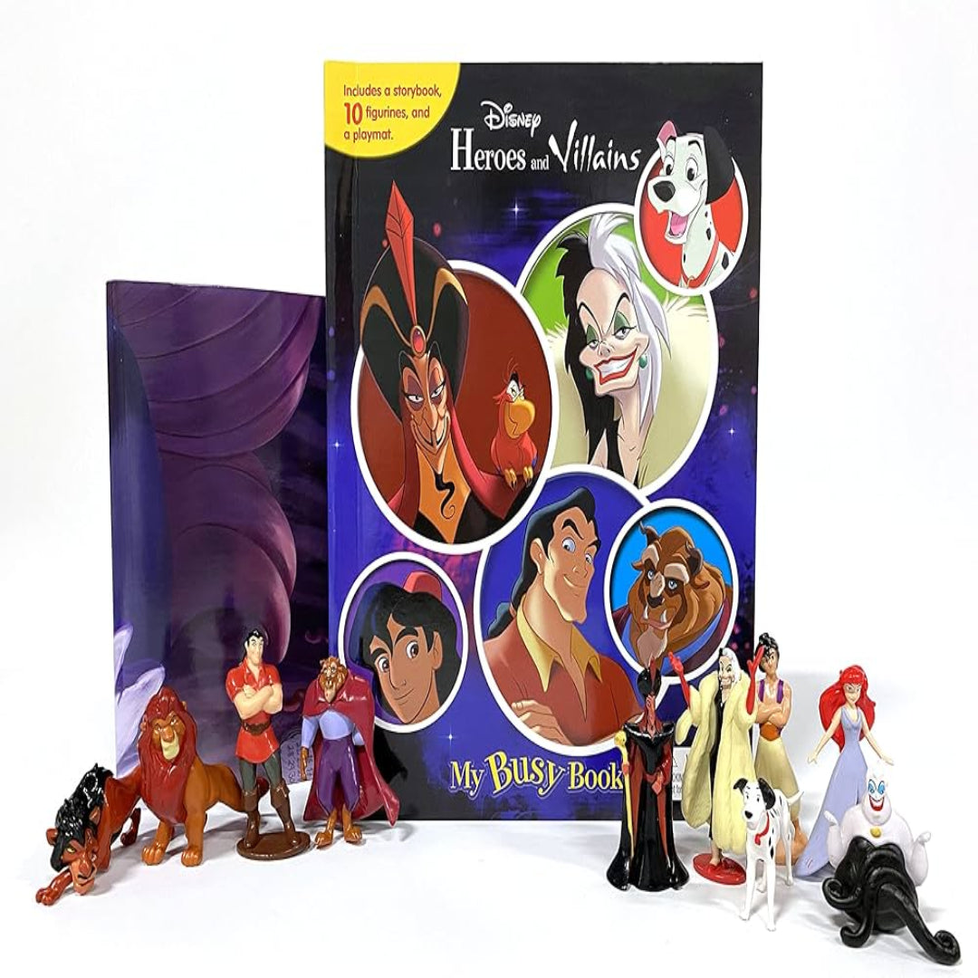 My Busy Book: Disney Heroes & Villains