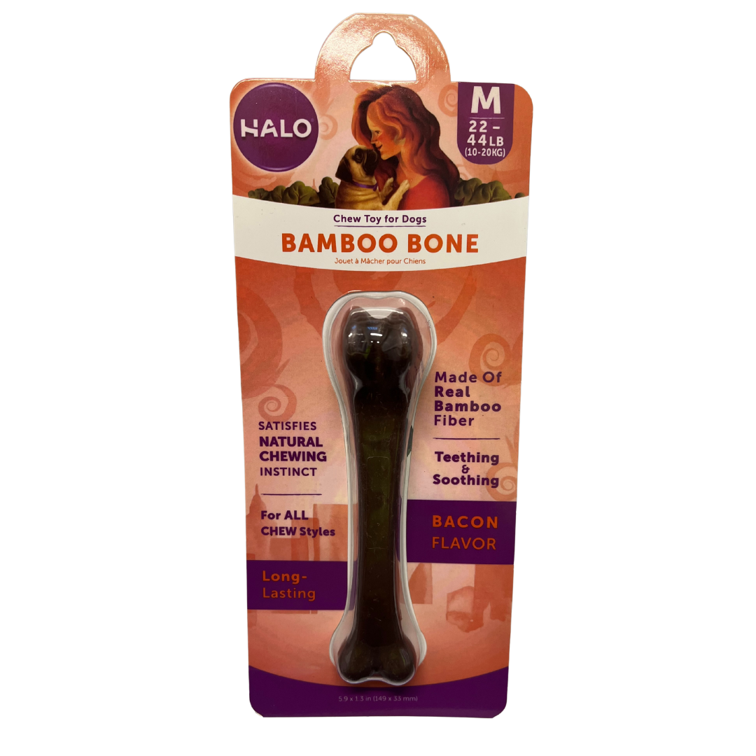 Bamboo Bone Chew Toy for Dogs