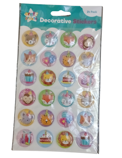 24 Pack Decoration Stickers