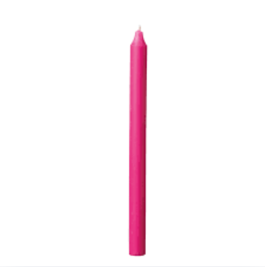 Hot Pink Stick Candles 22 x 290mm