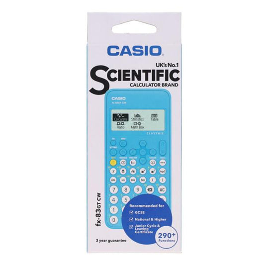 Casio FX83GTCW Blue Scientific Calculator