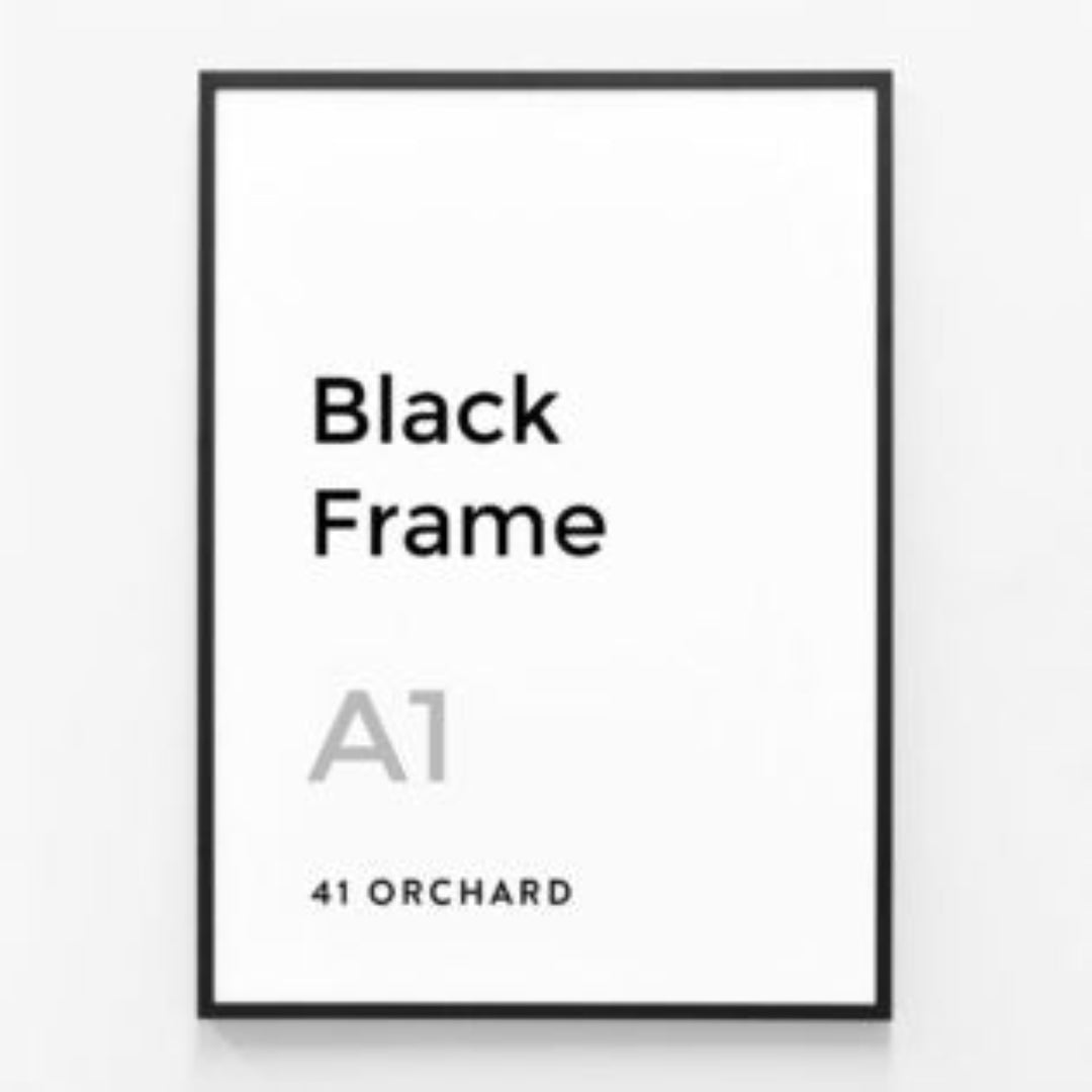 A1 Black Frame