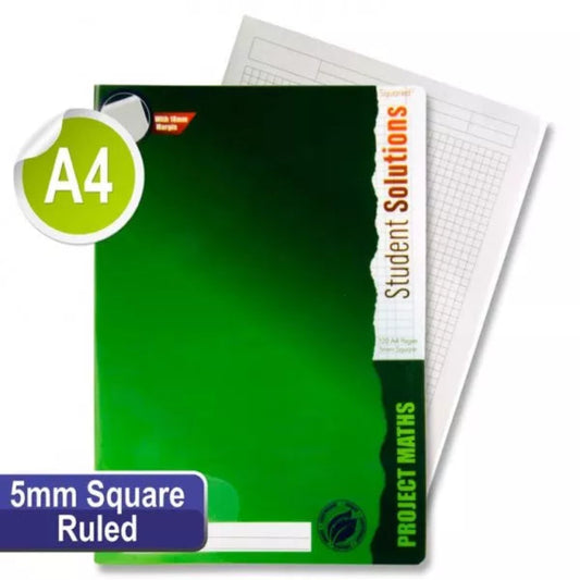 Student Solutions A4 120 page Math Copy Book