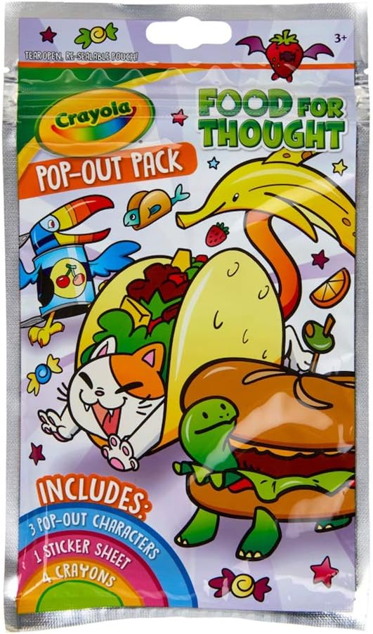 Crayola Food for Thought Pop-Out Pack