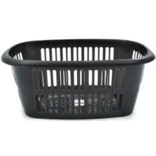 Rectangular Laundry Basket 55L Graphite Grey