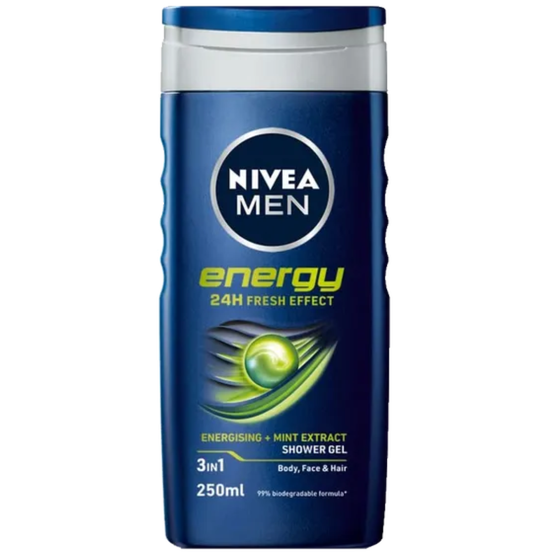 NIVEA Men Energy Shower Gel - 250ml