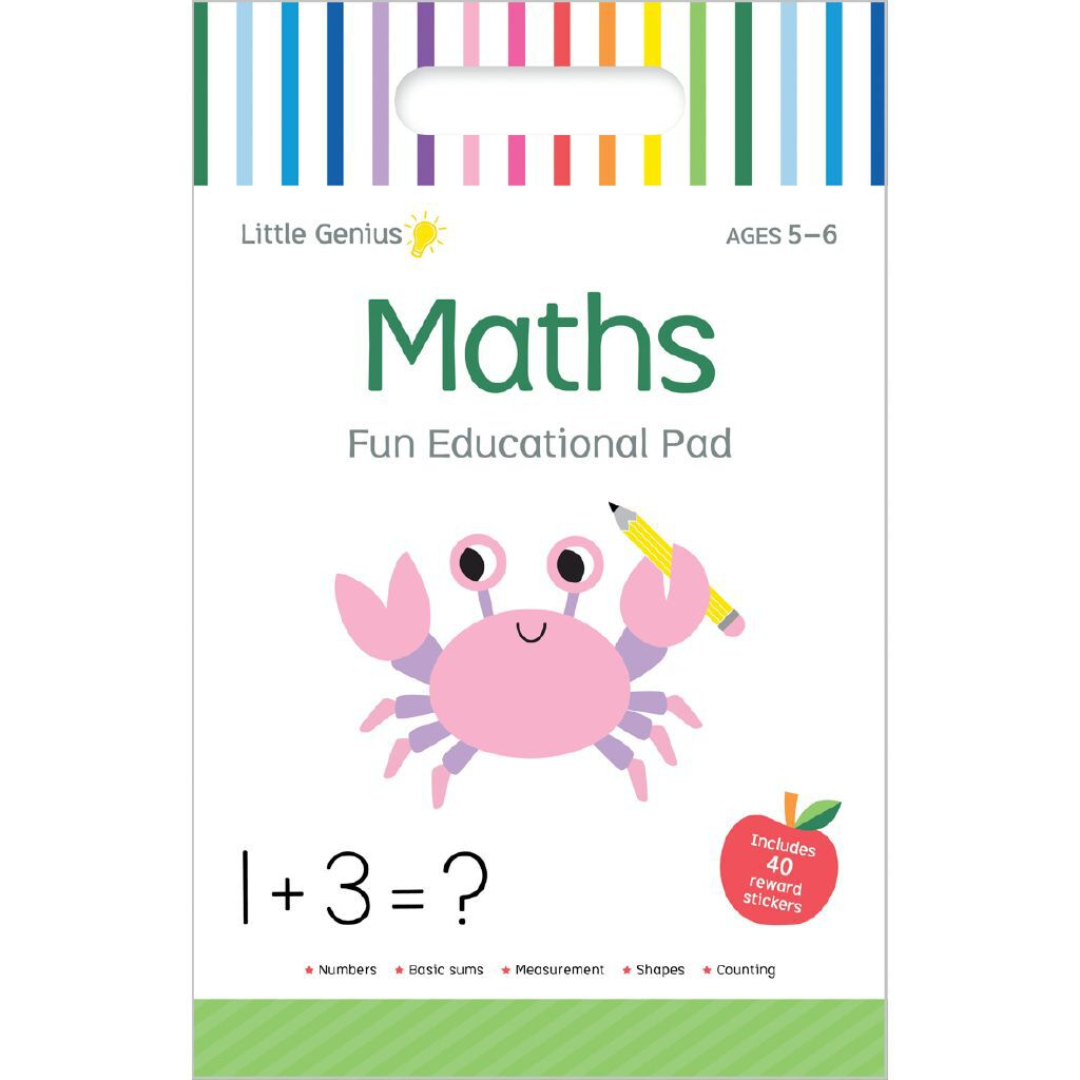 Little Genius A4 Math Activity Pad