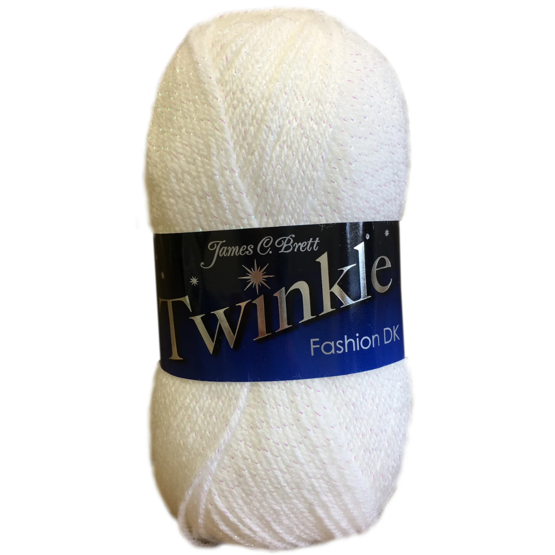 Twinkle DK 100g White Yarn