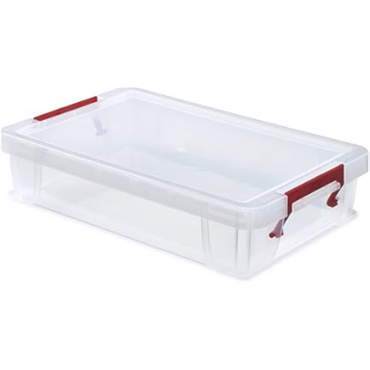 2.3L Allstore Red Clamp Storage Container