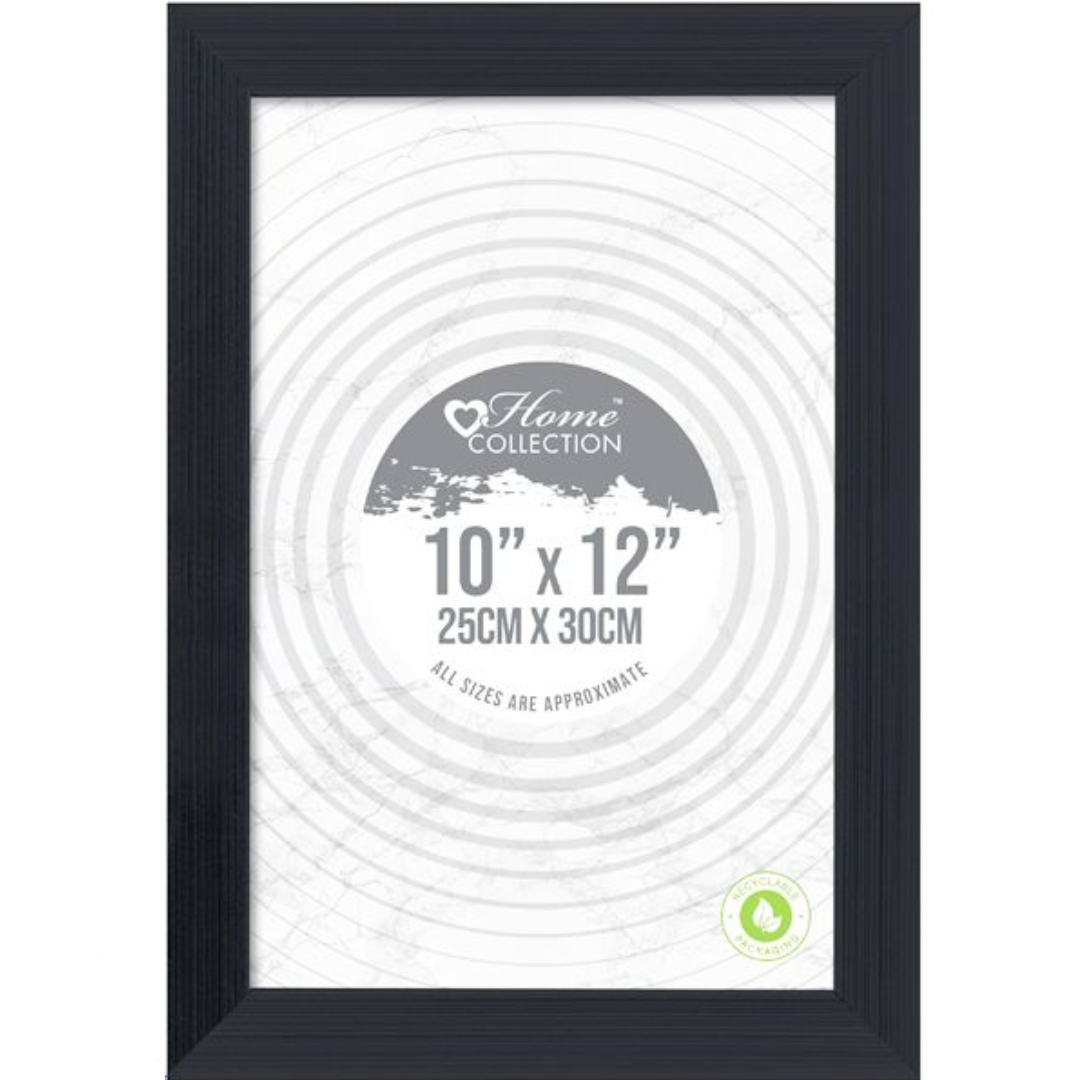 Flat Black Frame 10x12 Inches (25x30 cm)