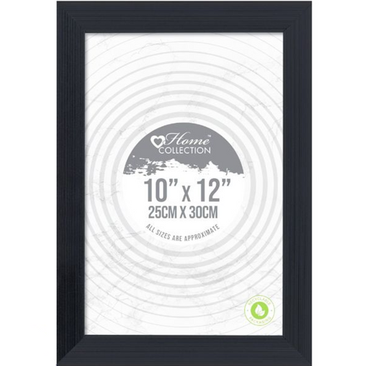 Flat Black Frame 10x12 Inches (25x30 cm)