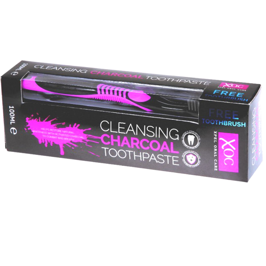 100ml Charcoal Toothpaste with Free Toothbrush