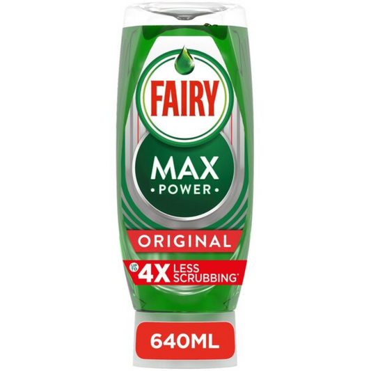 Fairy Max Power Washing Up Liquid Original 640ml