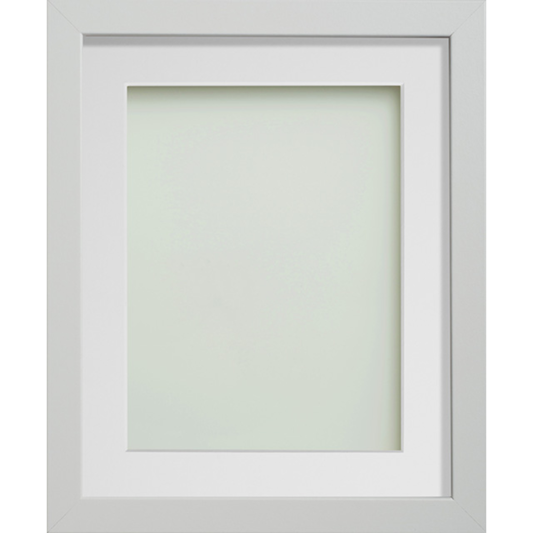 White Double Mount Frame - 6x8 Inch