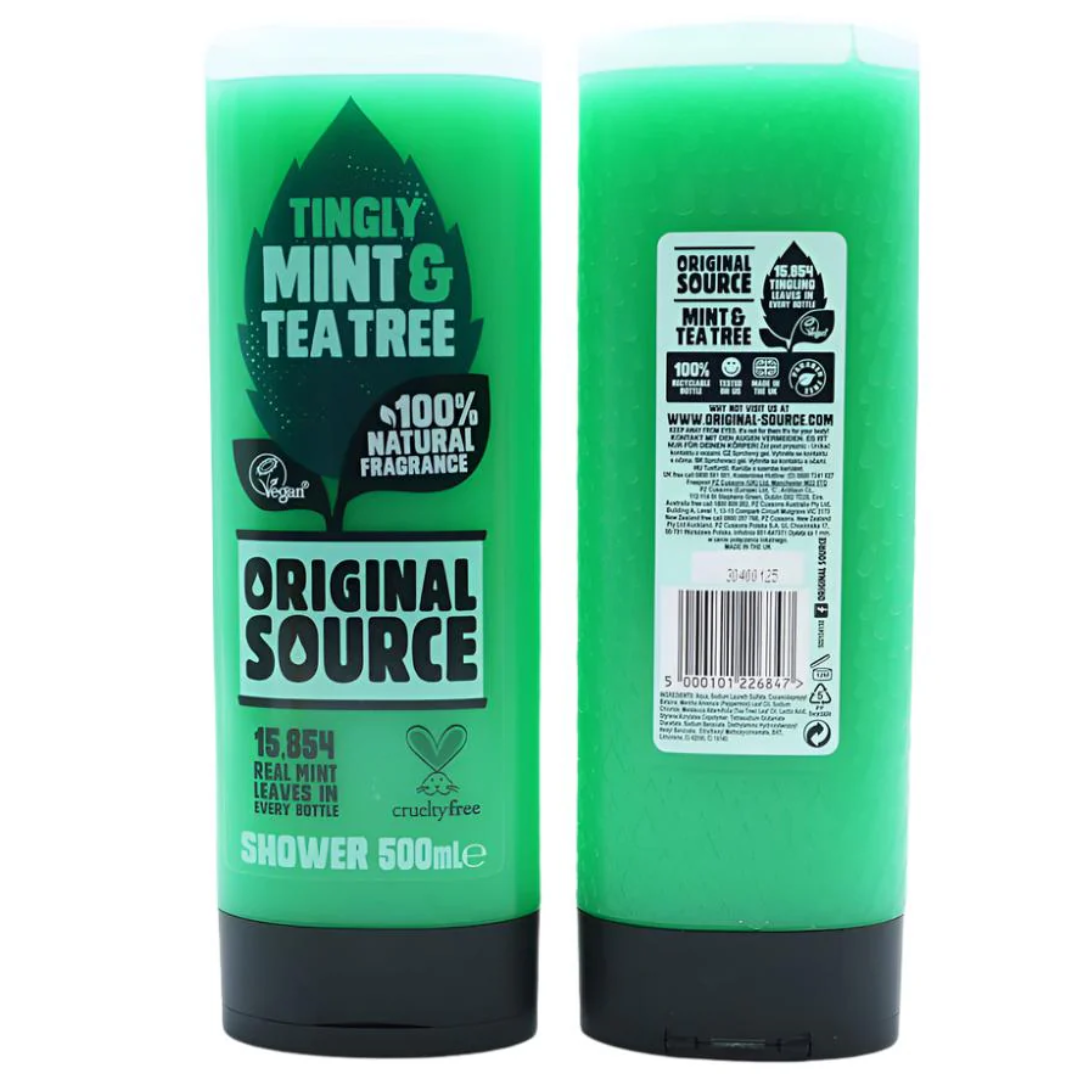 Old Source Black & White Mint & Tea Tree Shampoo 750ml